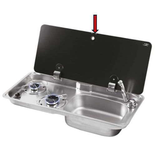 CAN 3000078 Single Glass Lid FL1770