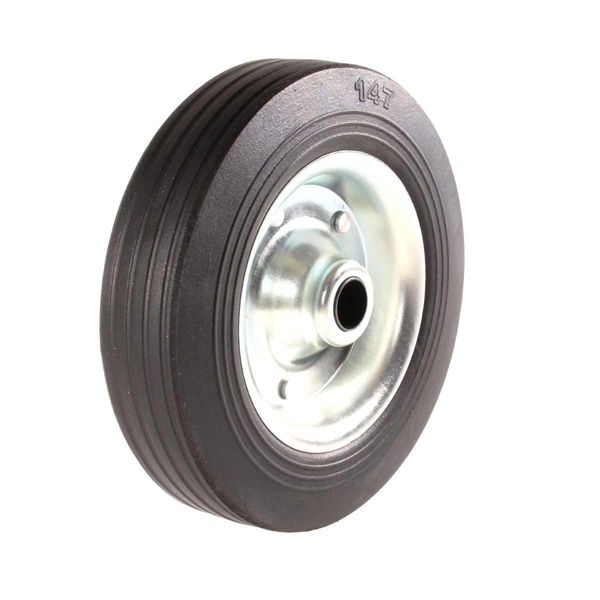 AL-KO Jockey Wheel Spare 200 x 50mm (Solid Rubber Wheel, Steel Rim)