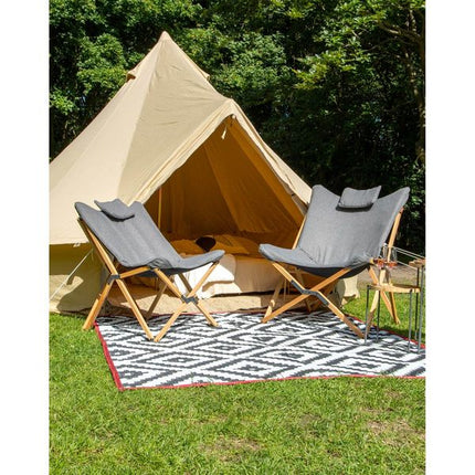 Bo-Camp Urban Collection Relax Chair Wembley M Grey