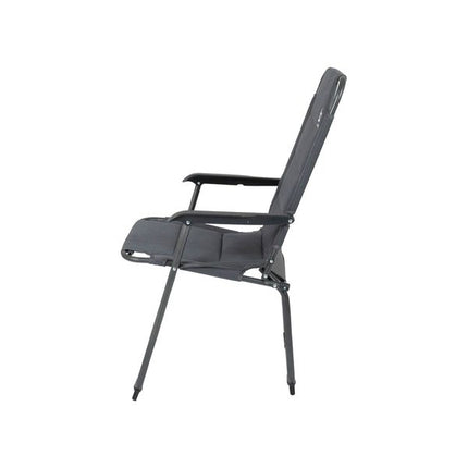 Bo-Camp Chair Copa Rio Air XL Padded Aluminium Grey