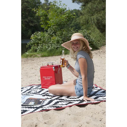 Bo-Camp Urban Collection Chill Mat Lewisham Black/White L