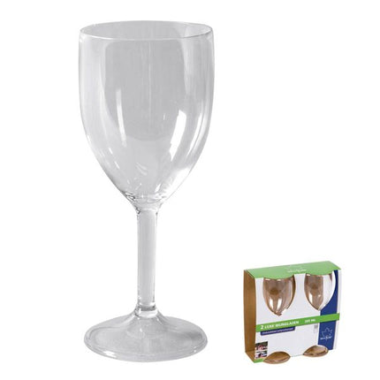 Bo-Camp Wine Glass 280 ml 2 Pieces