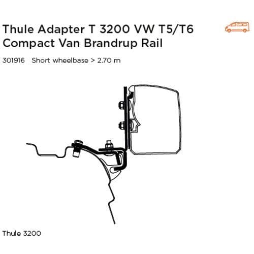 Thule Omnistor Adapters For 3200 Awning.