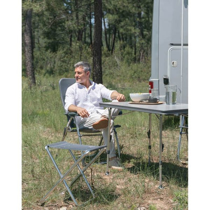 Crespo Stool/Footrest AL/302 Dark Grey