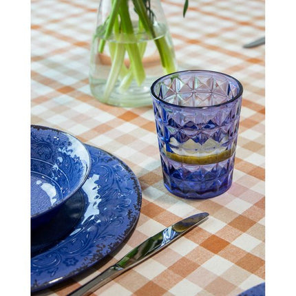 Gimex Stone Line Water Glass Azure 480ml 2 Pieces