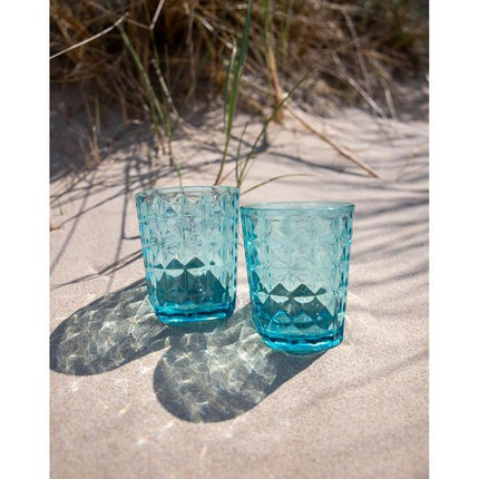 Gimex Stone Line Water Glass Opal 480ml 2 Pieces