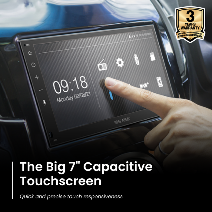 Road Angel Car Stereo Car Play/Android Auto, DAB+