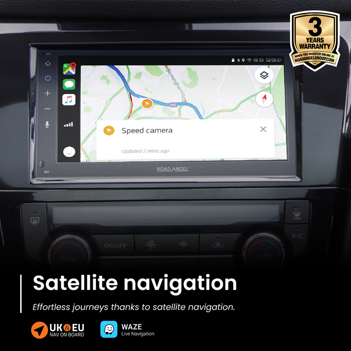 Road Angel Car Stereo Car Play/Android Auto, DAB+