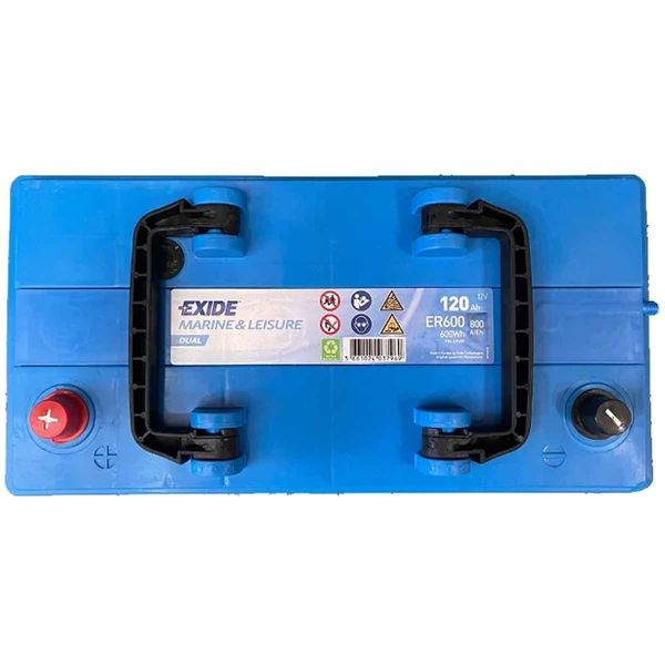 Exide ER600 12V FLA Battery 120Ah