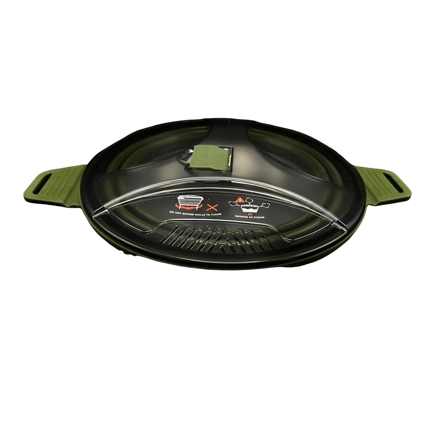 Wolf Outdoors EzyStow Collapsible Cooking Pot 2.5L Olive Green