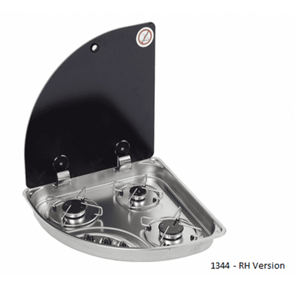 Triangular 3 Burner Hob LH OR RH