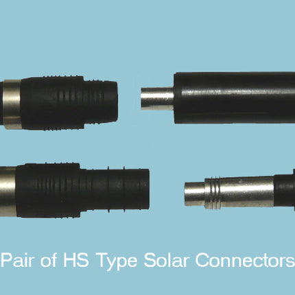 4mm - Black Solar Cable & Connectors