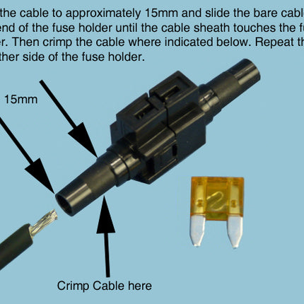 Easy Crimp Fuseholder & Fuse