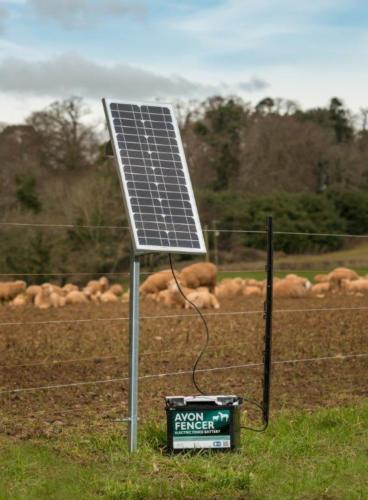Avon 10W Solar Fencer Assist Kit 12V