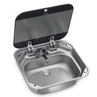 Smev 8005 Sink c/w Glass Lid