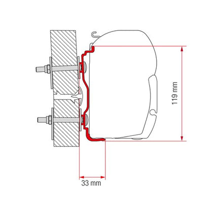 Fiamma Adapter Hymer 2016 300 - Letang Auto Electrical Vehicle Parts
