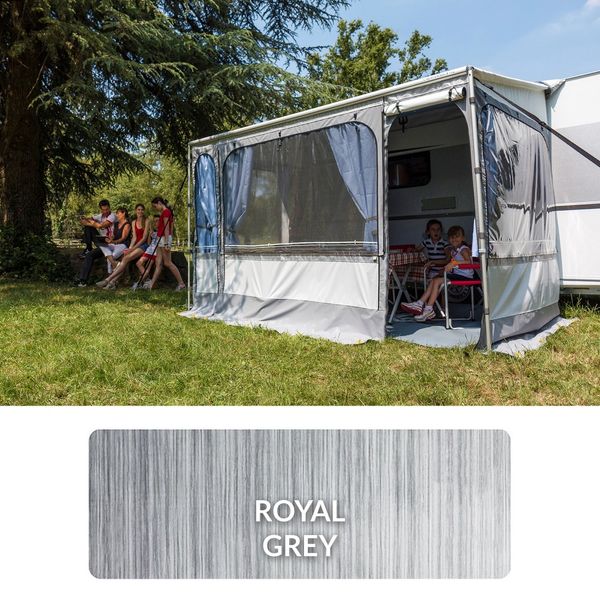 Fiamma Caravanstore Zip Top 410 XL Royal Grey Fabric - Letang Auto Electrical Vehicle Parts