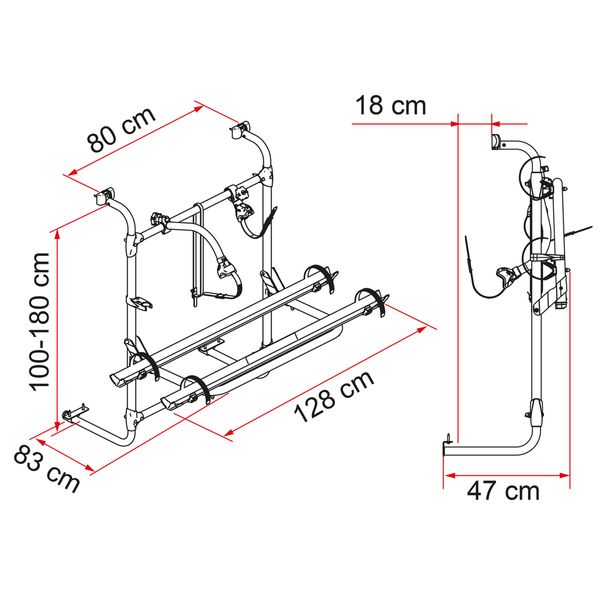 Fiamma Carry-Bike Caravan Universal - Letang Auto Electrical Vehicle Parts