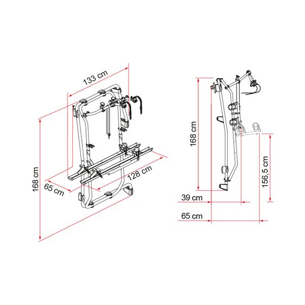 Fiamma Carry-Bike Frame Crafter E-Bike Aluminium - Letang Auto Electrical Vehicle Parts