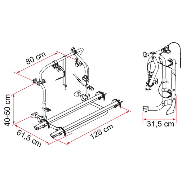 Fiamma Carry-Bike L80 - Laika - Letang Auto Electrical Vehicle Parts