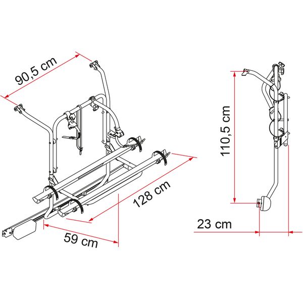 Fiamma Carry-Bike Mercedes Viano - Letang Auto Electrical Vehicle Parts