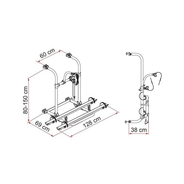 Fiamma Carry-Bike Pro N (02096-09V) - Letang Auto Electrical Vehicle Parts