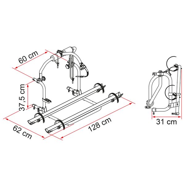 Fiamma Carry-Bike Trigano/CI/Roller Team - Letang Auto Electrical Vehicle Parts