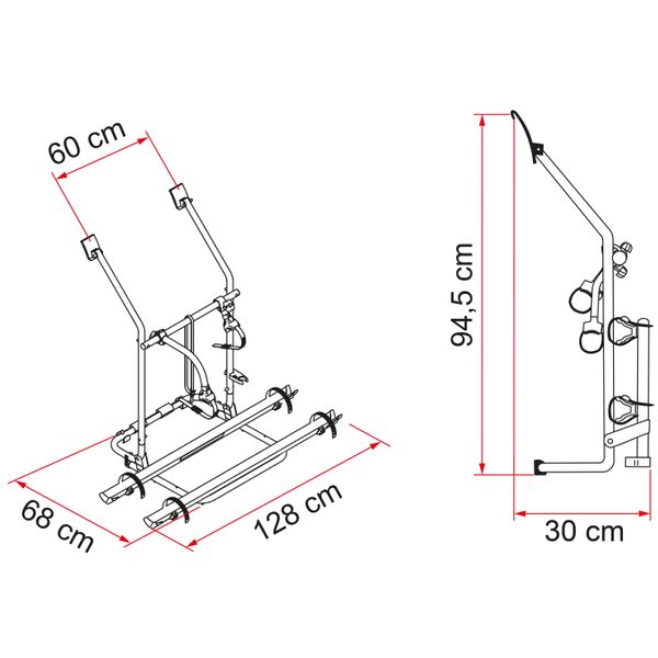 Fiamma Carry-Bike VW T3 (T25) - Letang Auto Electrical Vehicle Parts
