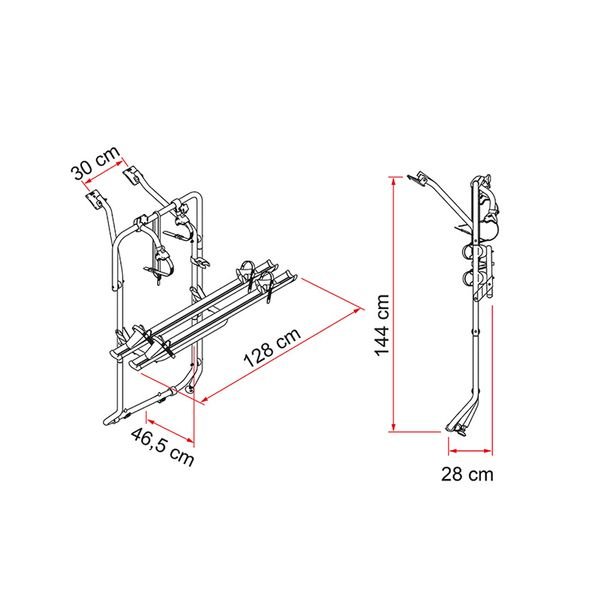 Fiamma Carry-Bike VW T5 Aluminium - Letang Auto Electrical Vehicle Parts