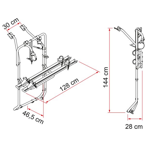 Fiamma Carry-Bike VW T5 / T6D - Letang Auto Electrical Vehicle Parts