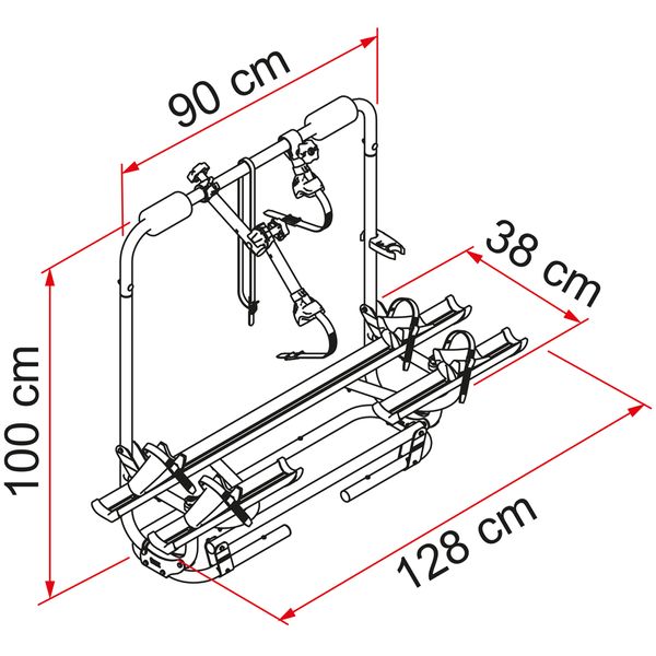Fiamma Carry-Bike XLA Pro 200 E-Bike - Letang Auto Electrical Vehicle Parts