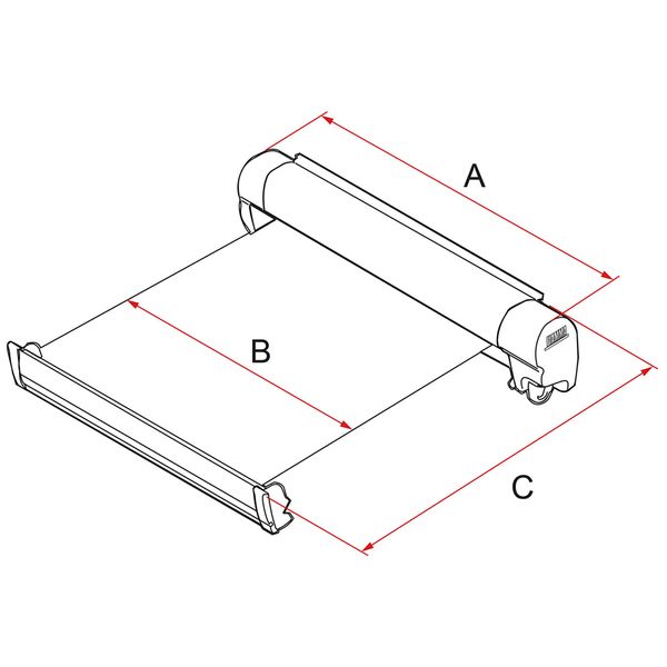 Fiamma F45s 300 Awning for VW T5/T6 & Transporter LWB (RHD Grey/Black) - Letang Auto Electrical Vehicle Parts