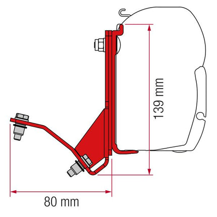 Fiamma Kit for Ducato H2 Lift Roof Hymercar Possl (98655Z028) - Letang Auto Electrical Vehicle Parts