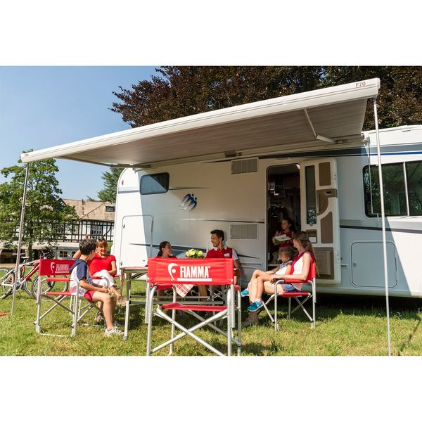 Fiamma Polar White F45L 450 Awning Royal Blue Fabric - Letang Auto Electrical Vehicle Parts