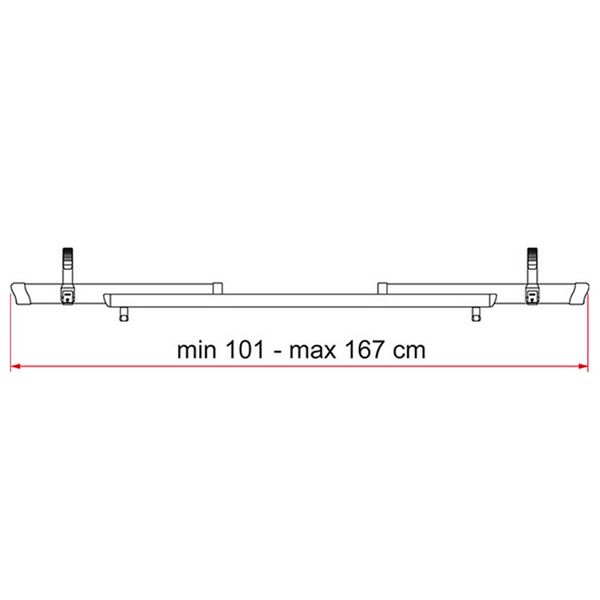 Fiamma Rail Quick C Black - Letang Auto Electrical Vehicle Parts