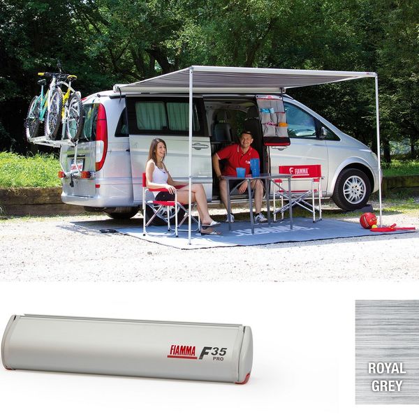 Fiamma Titanium F35 Pro 220 Royal Grey Fabric - Letang Auto Electrical Vehicle Parts