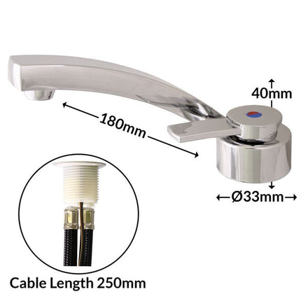 Florenz Kompakt Chrome Mixer Tap - Letang Auto Electrical Vehicle Parts