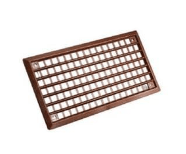 L/Mesh 6"X3" Brown plastic vent - Letang Auto Electrical Vehicle Parts
