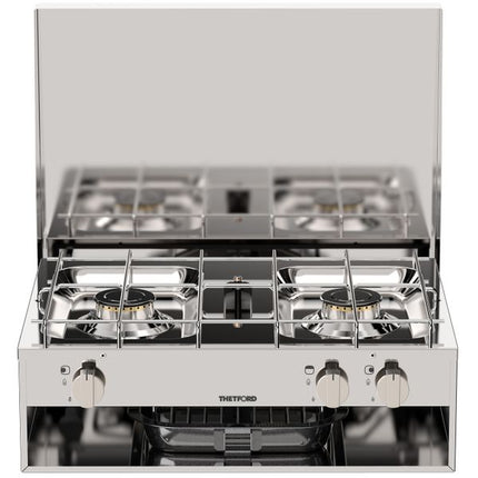 Thetford 2 Burner Hotplate and Grill Stainless Steel - Letang Auto Electrical Vehicle Parts