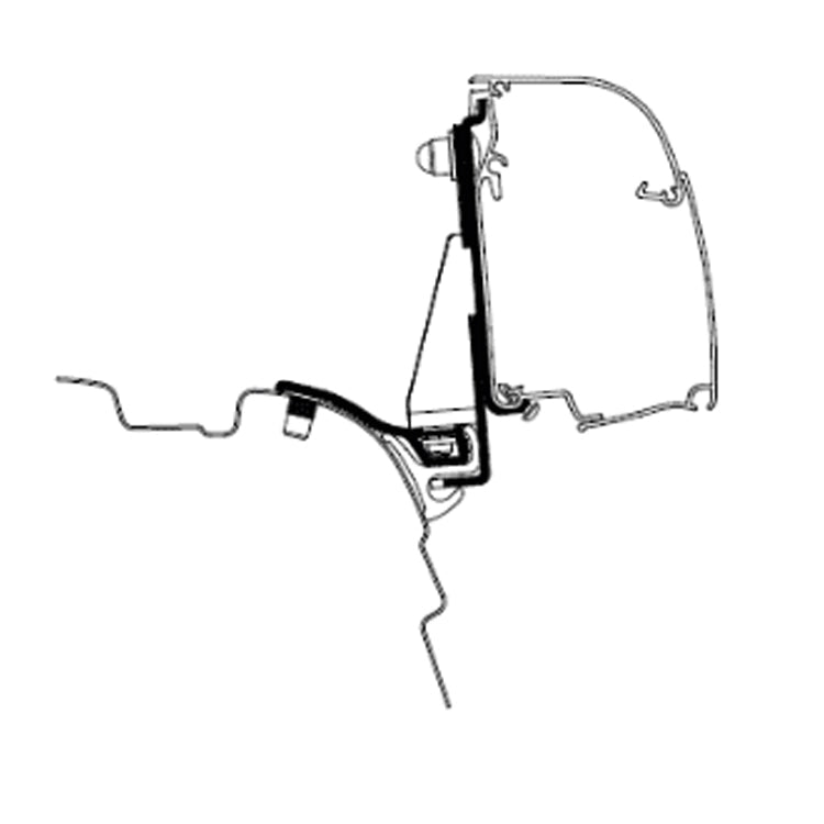 Thule Adapter T 4200 Volkswagen (VW) T5/T6 Minivan Reimo Multi Rail SWB (LHD) - Letang Auto Electrical Vehicle Parts