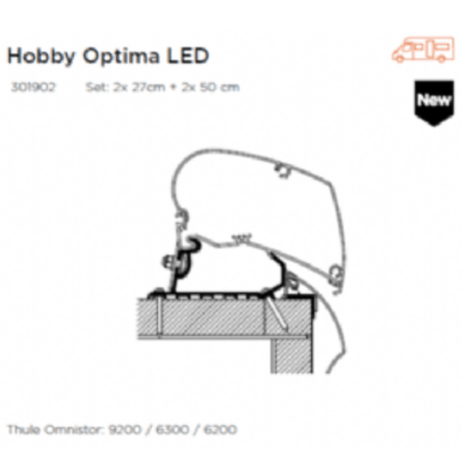 Thule Awning Adapter for Hobby Optima Deluxe/Premium - Letang Auto Electrical Vehicle Parts