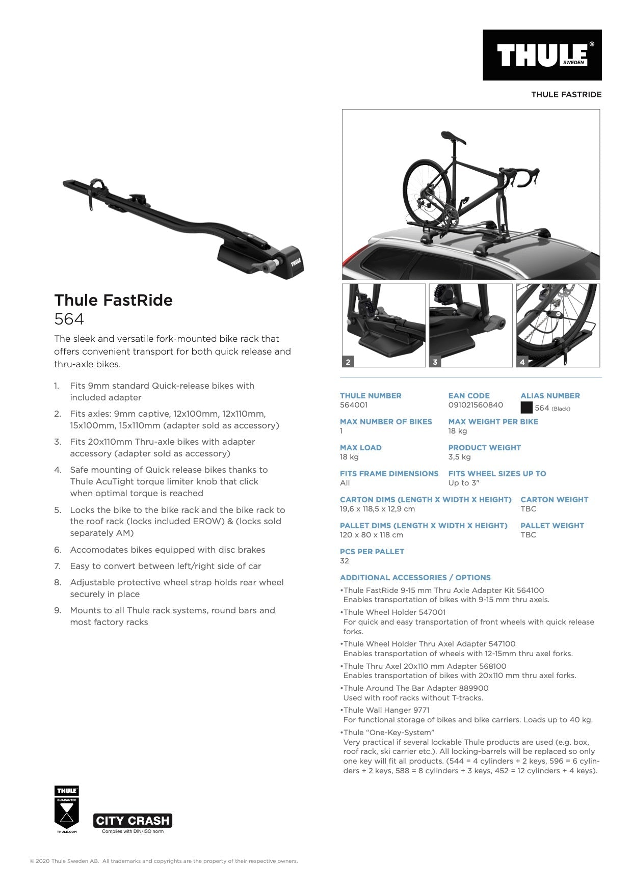 Thule FastRide - Letang Auto Electrical Vehicle Parts