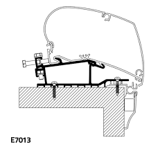 Thule Omnistor Roof Adapter For Dethleffs Caravan 2013 - Letang Auto Electrical Vehicle Parts