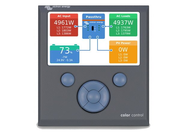 Victron Energy Colour Control GX Monitor - Letang Auto Electrical Vehicle Parts