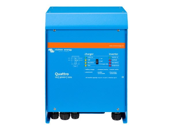Victron Energy Quattro 12/3000/120-50/50 230V VE.Bus - Letang Auto Electrical Vehicle Parts