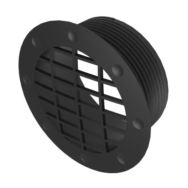 Whale Duct Fitting 65mm Fixed Vent Black - Letang Auto Electrical Vehicle Parts