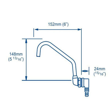 Whale Faucet Tuckaway Standard White - Letang Auto Electrical Vehicle Parts