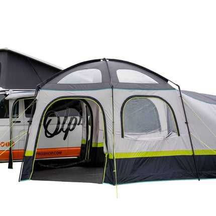 OLPRO Hive campervan awning with fibreglass poles and sleeping pod
