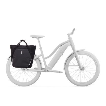 Thule chasm tote for bike with InLock 25L (Black/Mid-Blue/dusted Orange)