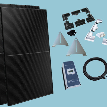 840W Rigid Solar Narrowboat Kit 12V or 24V